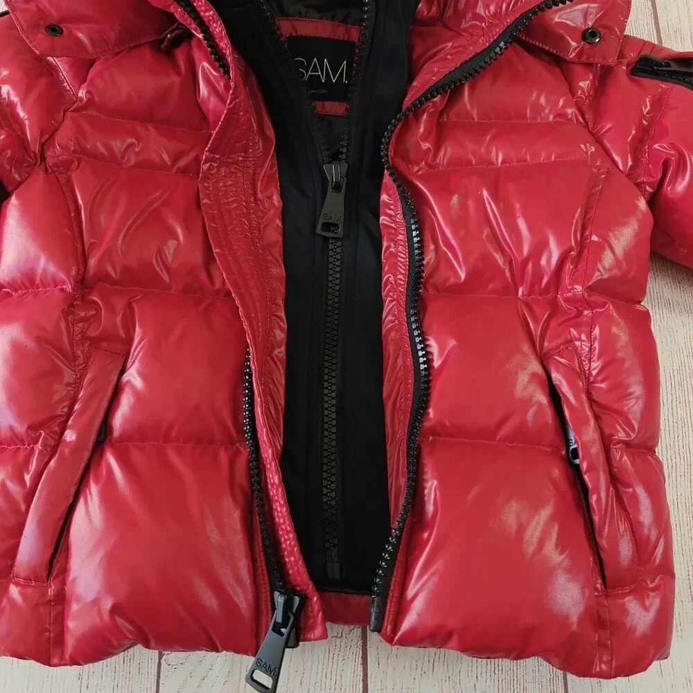 SAM. New York toddler Racer down puffer jacket sz 2 NWT